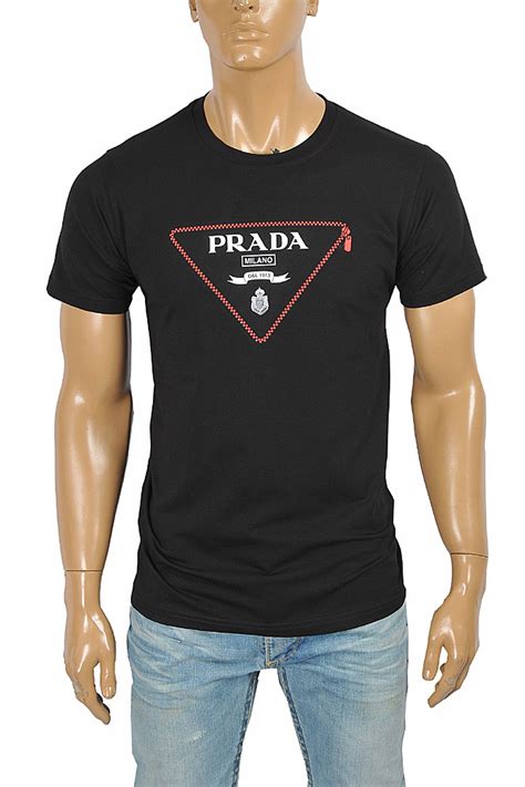 mens prada shirt free shipping|Prada men' s t shirts.